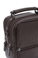 Men's Brown Leather Handbag | Derimod