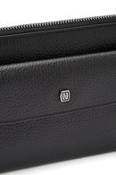 Men's Black Leather Handbag | Derimod