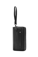 Men's Black Leather Handbag | Derimod