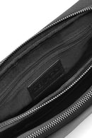 Men's Black Leather Handbag | Derimod
