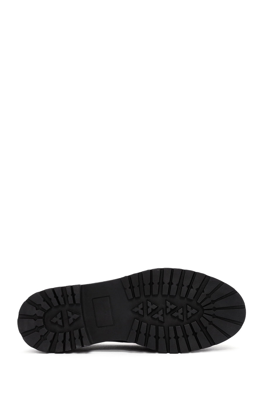 Derimod Gritti Women's Black Buckle Detailed Leather Masculine Loafer