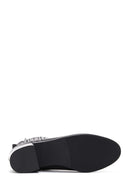 Women's Black Thick Heeled Leather Chelsea Boots | Derimod