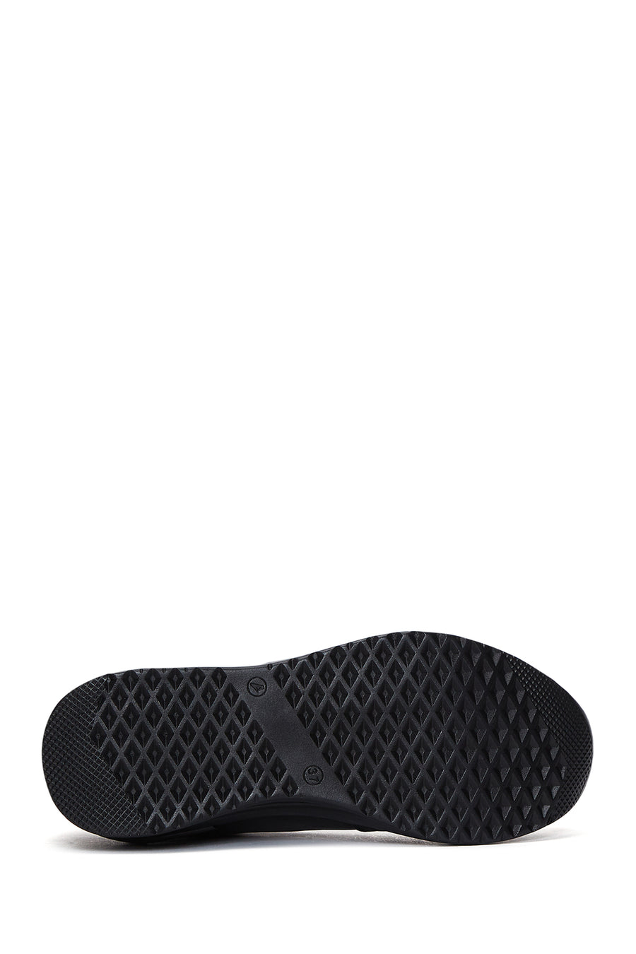 Women's Black Lace-Up Leather Casual Shoes