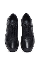 Women's Black Lace-Up Leather Casual Shoes | Derimod