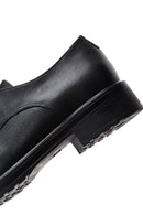 Women's Black Lace-Up Leather Oxford Shoes | Derimod