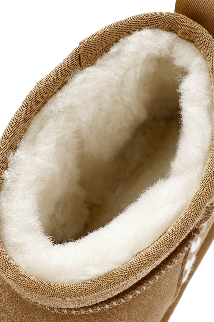 Women's Camel Fur Detailed Suede Leather Boots