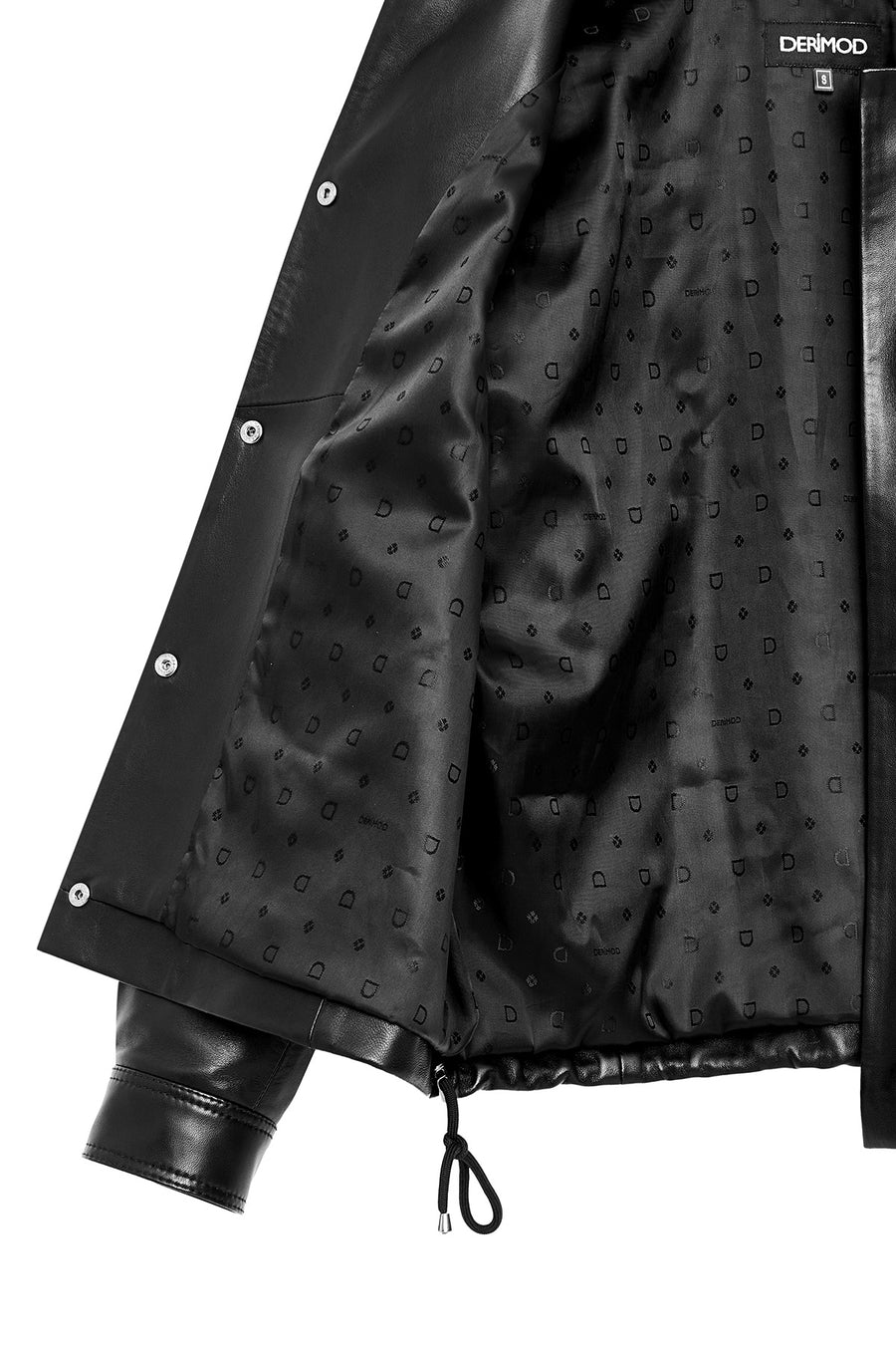 Susan Women's Black Oversize Leather Jacket