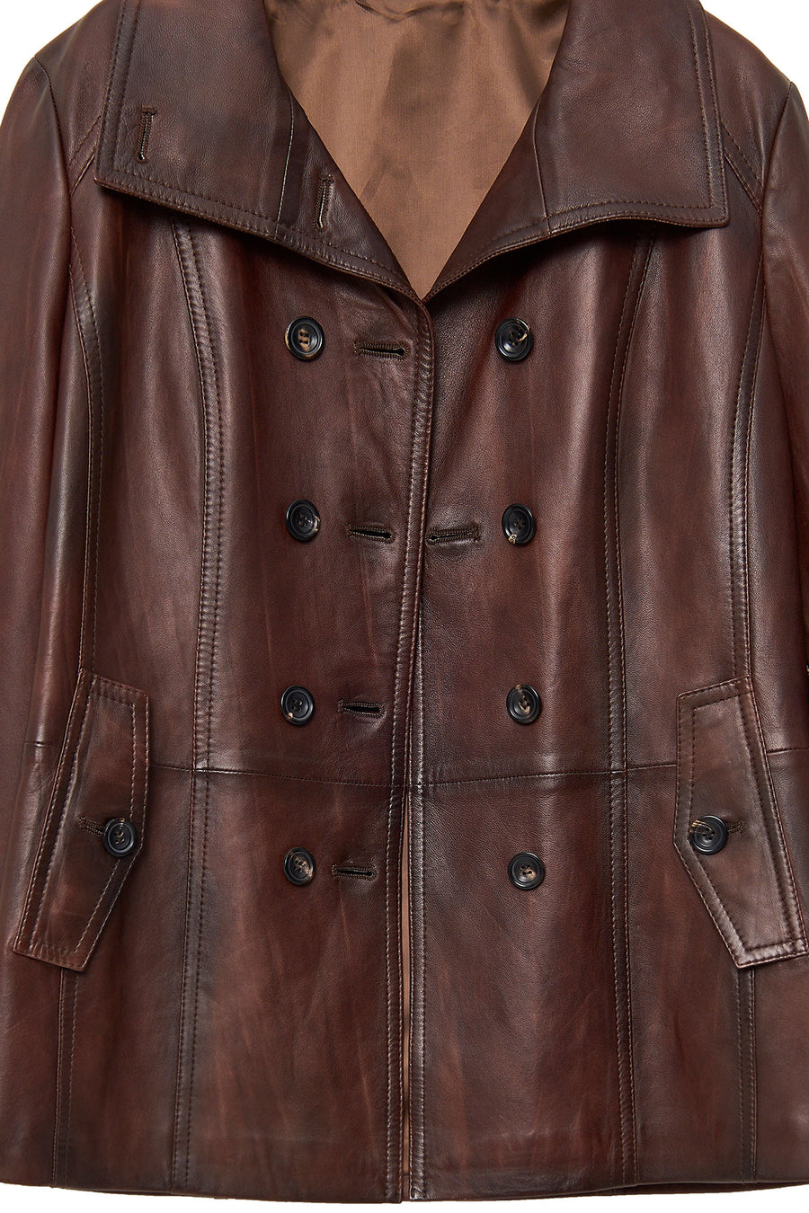 Trixy Women's Brown Leather Jacket