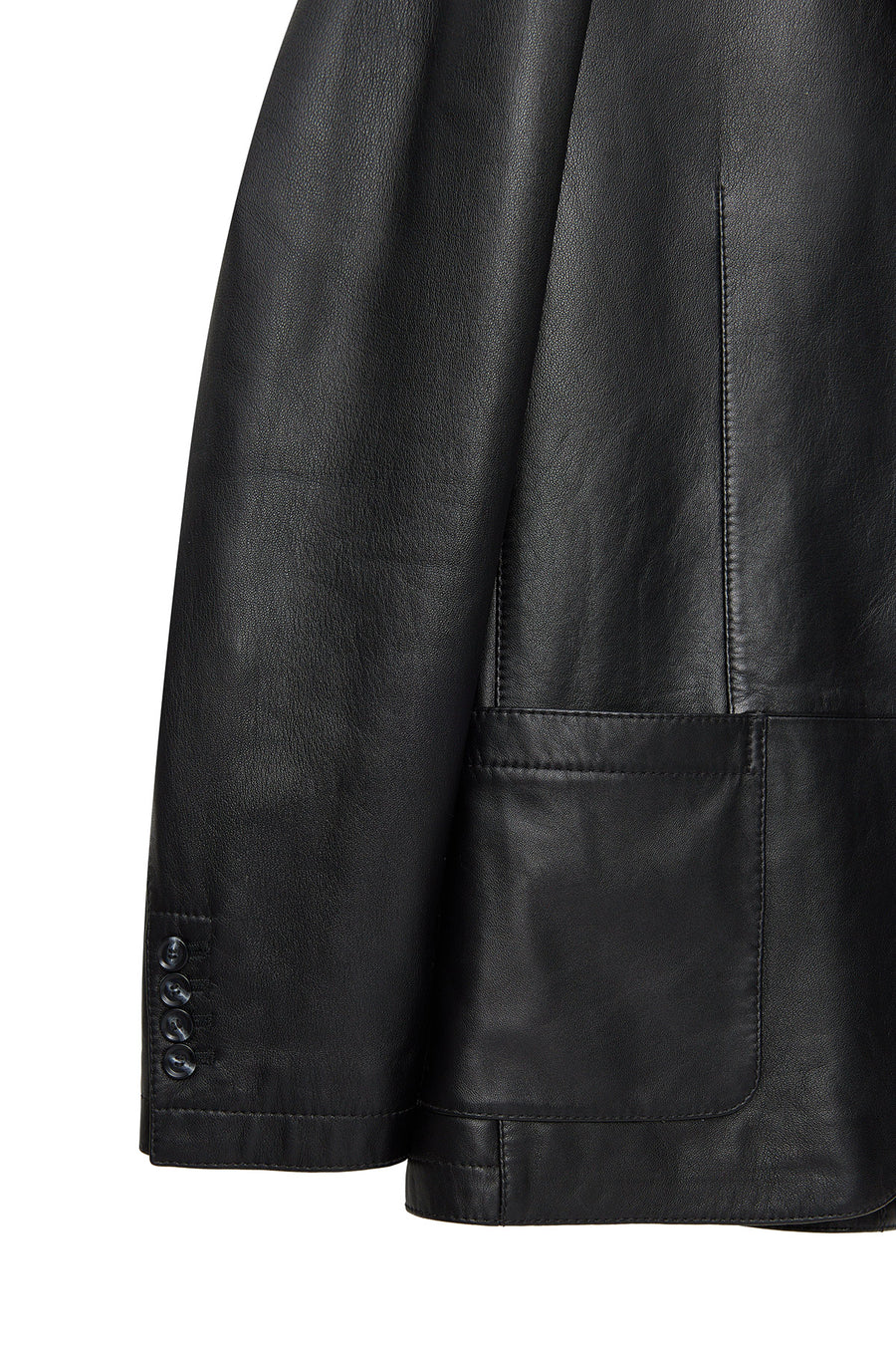 Dominic Men's Black Blazer Leather Jacket