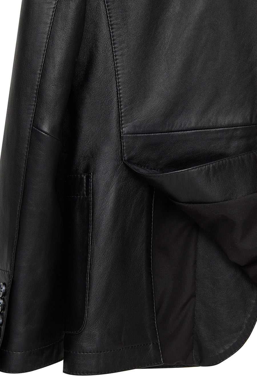 Dominic Men's Black Blazer Leather Jacket