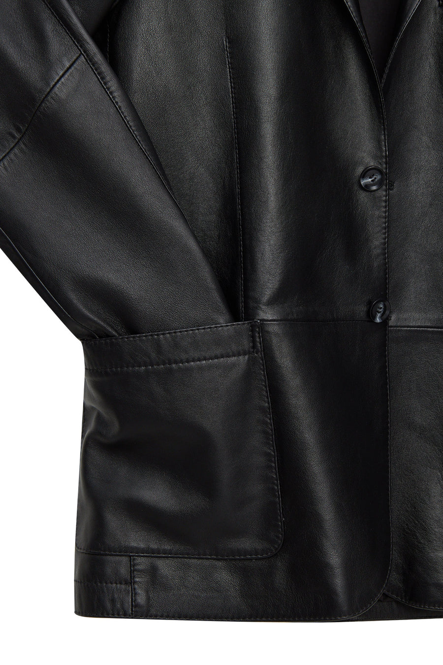 Dominic Men's Black Blazer Leather Jacket