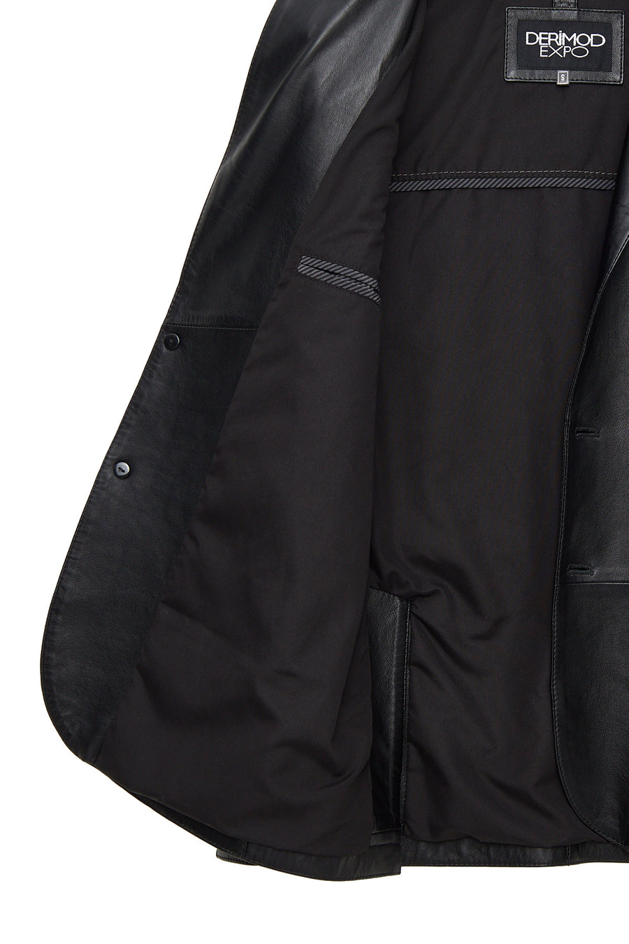 Dominic Men's Black Blazer Leather Jacket