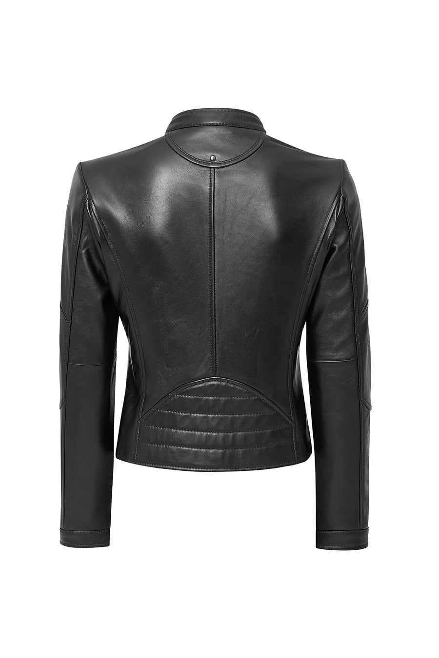 Glam Women's Black Short Leather Jacket