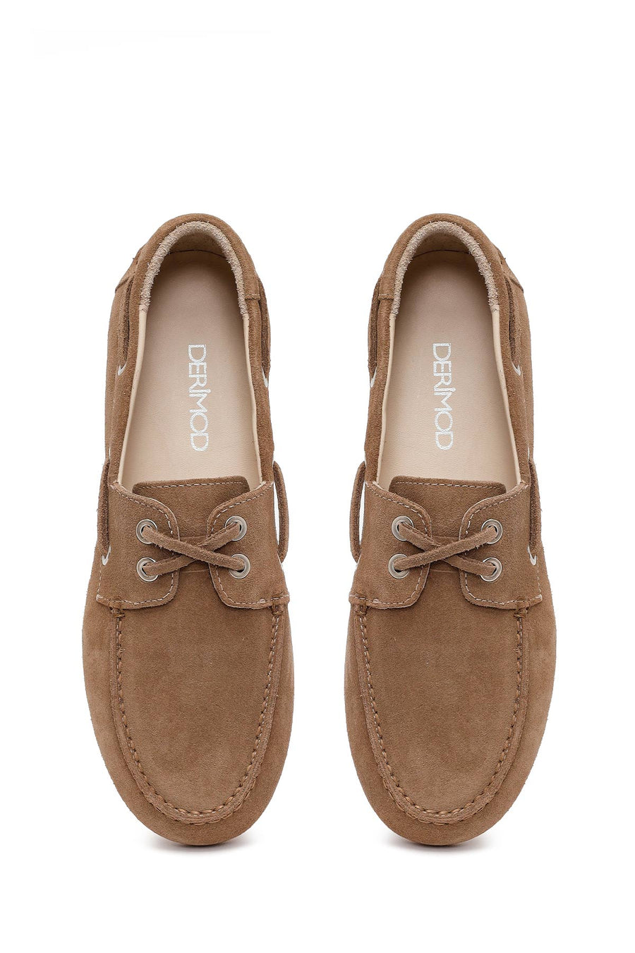 Woman Mink Lace-Up Suede Shoes