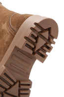 Women's Tan Suede Boots | Derimod