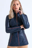 Madison Women's Leather Jacket | Derimod