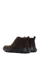 Skechers Men's Brown Garza Fontaine Nubuck Leather Boots | Derimod
