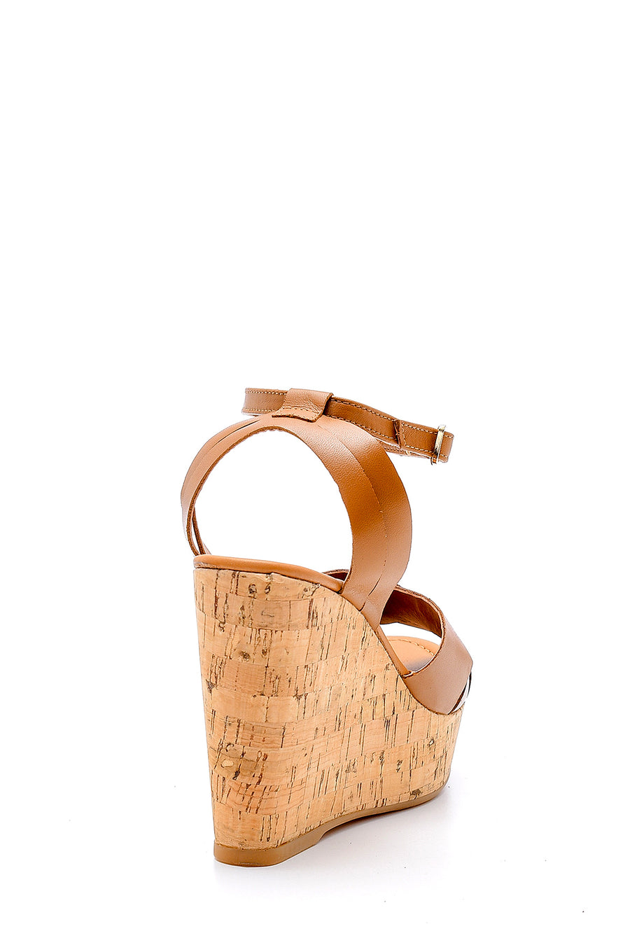 Women's Leather Wedge Heeled Shoes