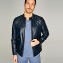 Adrian Men's Leather Jacket | Derimod