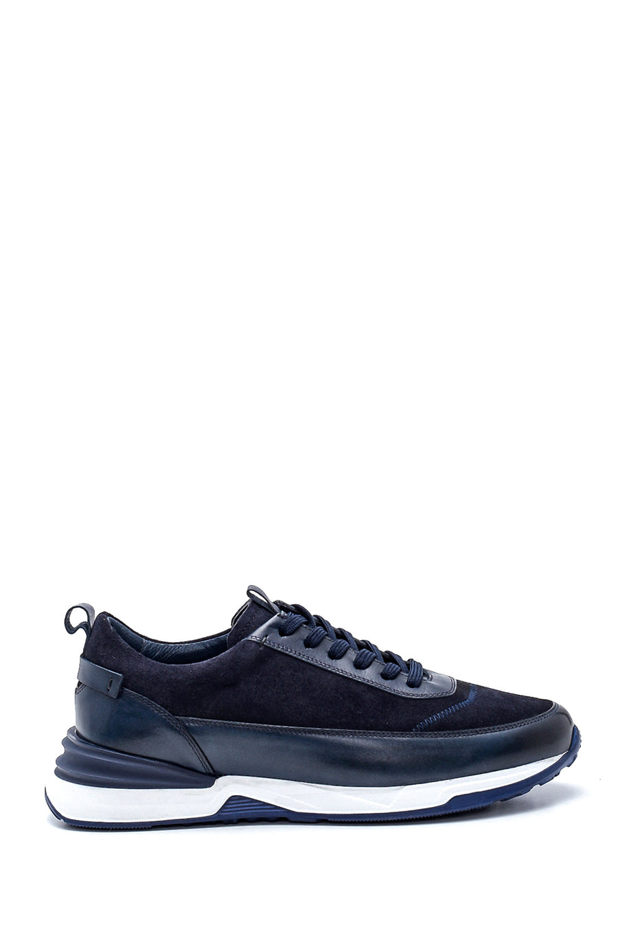 Men's Leather Suede Detailed Sneaker 21WFD642314 | Derimod
