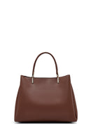 Woman Brown Long-Strap Classic Shoulder Bag | Derimod