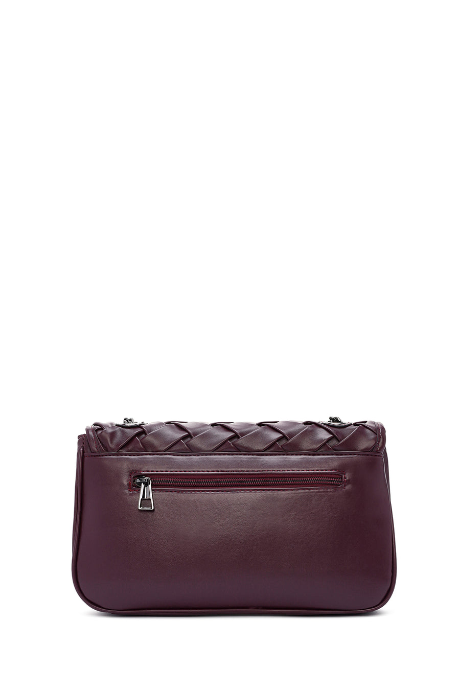 Women's Burgundy Long Strap Crossbody Bag