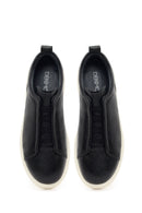 Erkek Siyah Deri Sneaker | Derimod