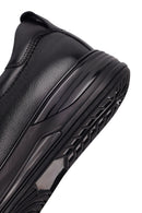 Erkek Siyah Deri Sneaker | Derimod