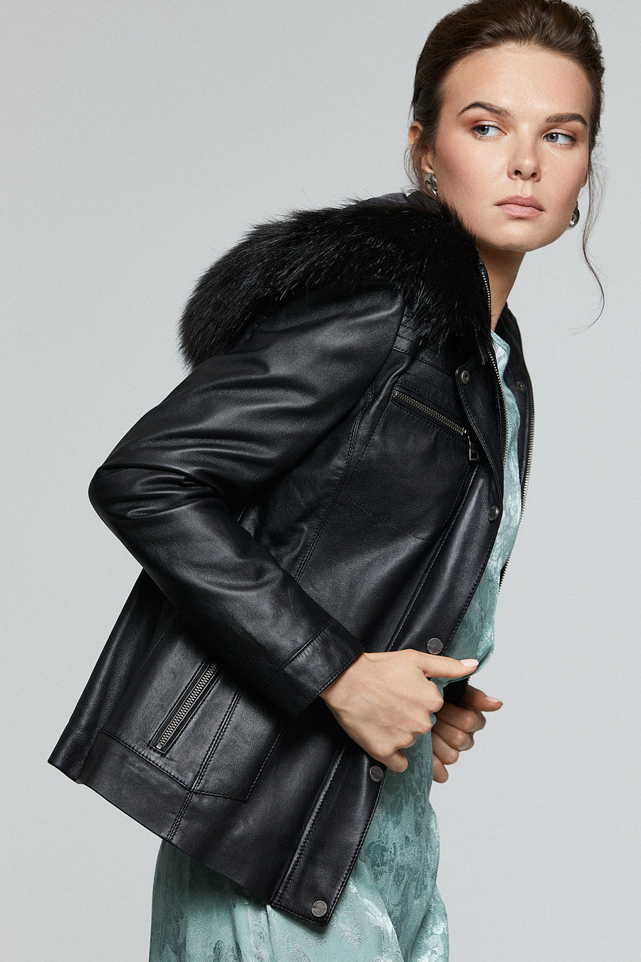 Elena Women's Black Coat