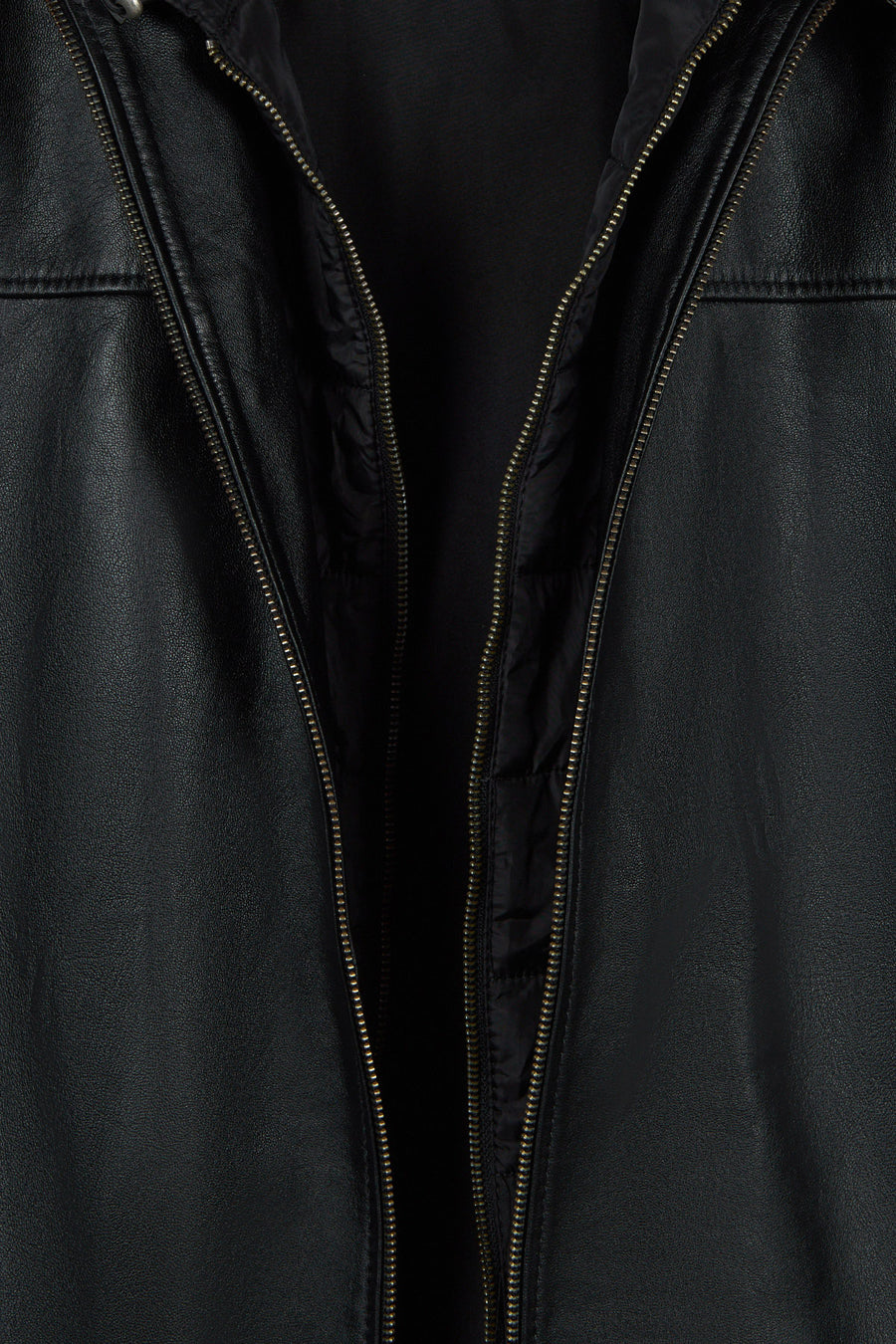 Romeo Male Black Hooded Leather Coats