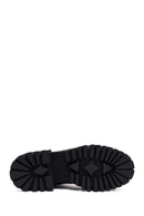 Woman Brown Thick-Soled Suede Boots | Derimod