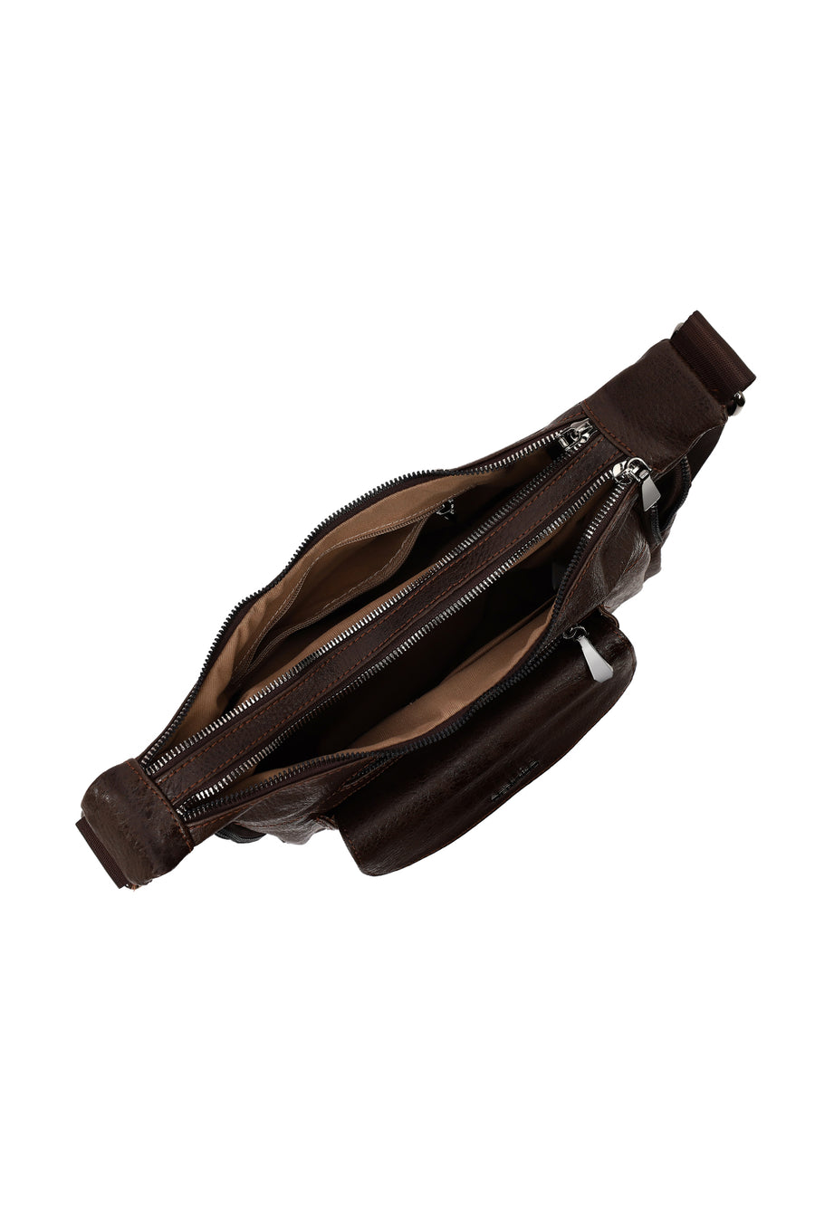 Women's Brown Long Strap Crossbody Bag