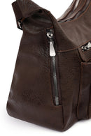 Women's Brown Long Strap Crossbody Bag | Derimod