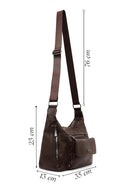 Women's Brown Long Strap Crossbody Bag | Derimod