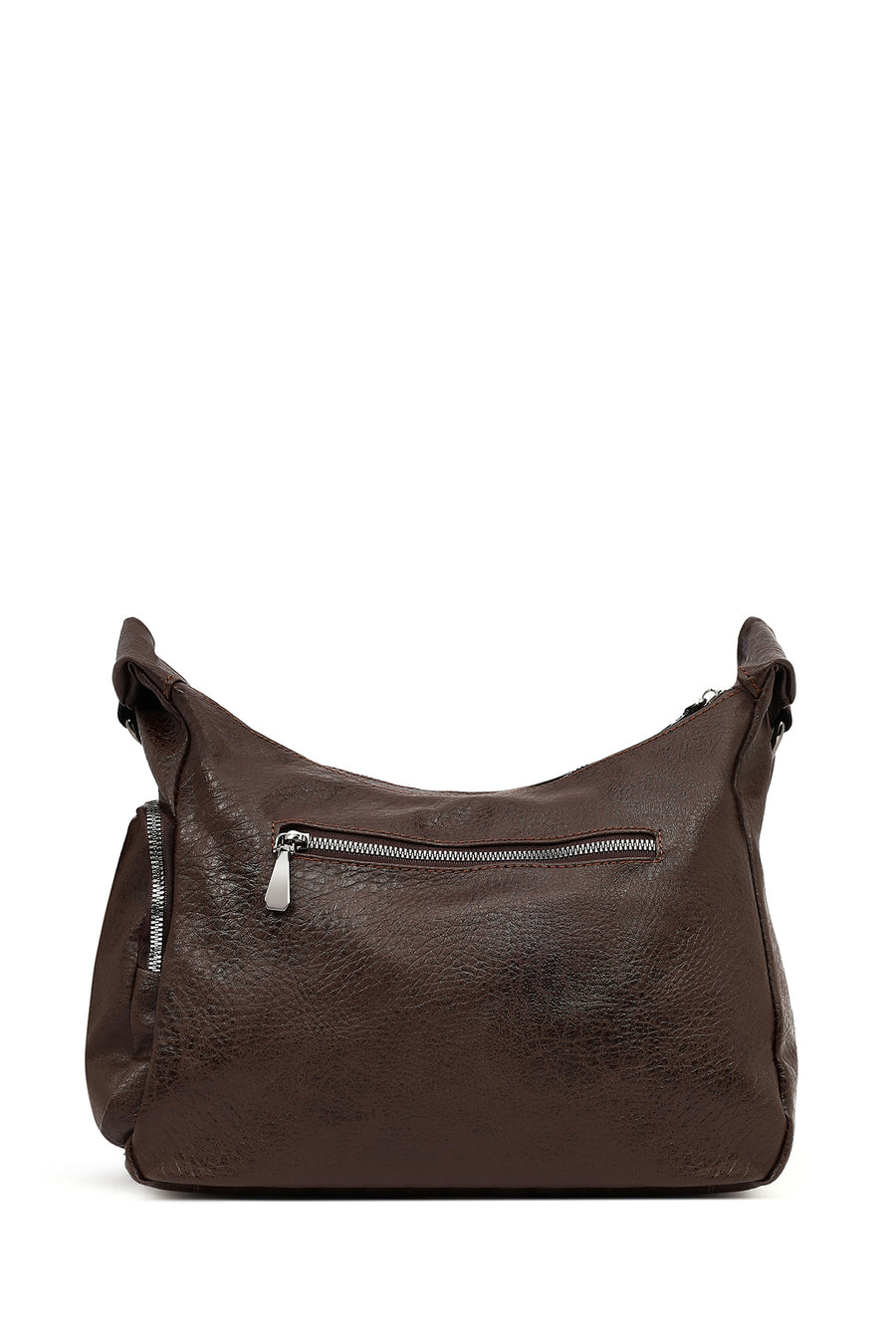 Women's Brown Long Strap Crossbody Bag