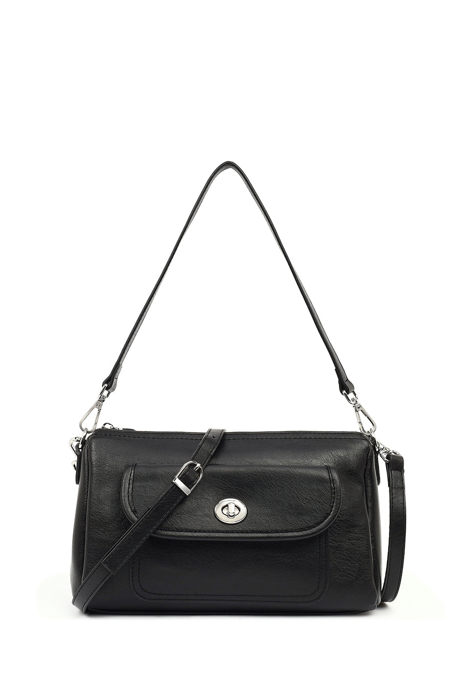 Women's Black Long Strap Shoulder Bag 25ABD211818 | Derimod
