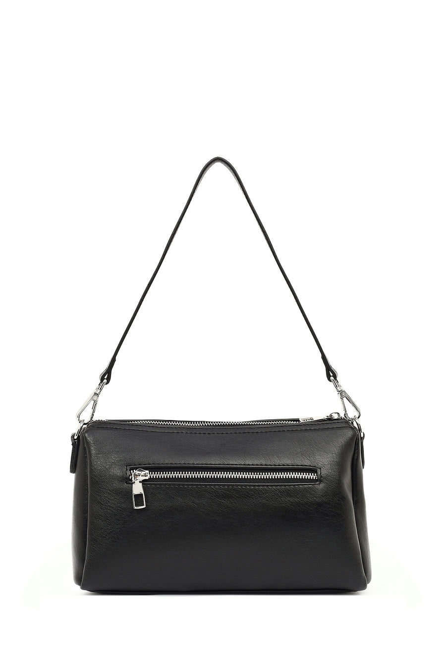 Women's Black Long Strap Shoulder Bag