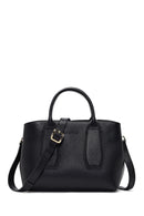Women's Black Long Strap Leather Shoulder Bag | Derimod