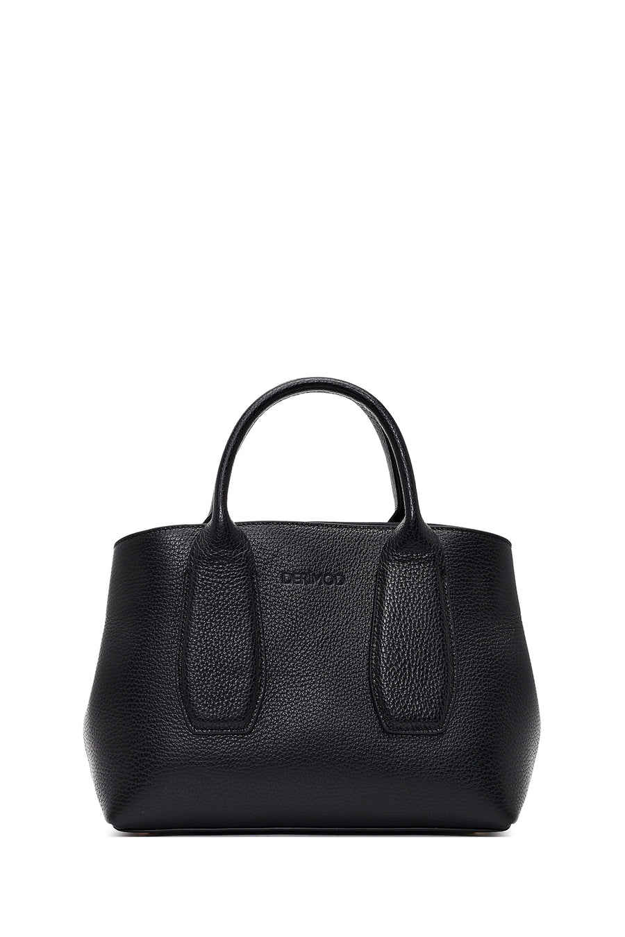 Women's Black Long Strap Leather Shoulder Bag