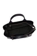 Women's Black Long Strap Leather Shoulder Bag | Derimod