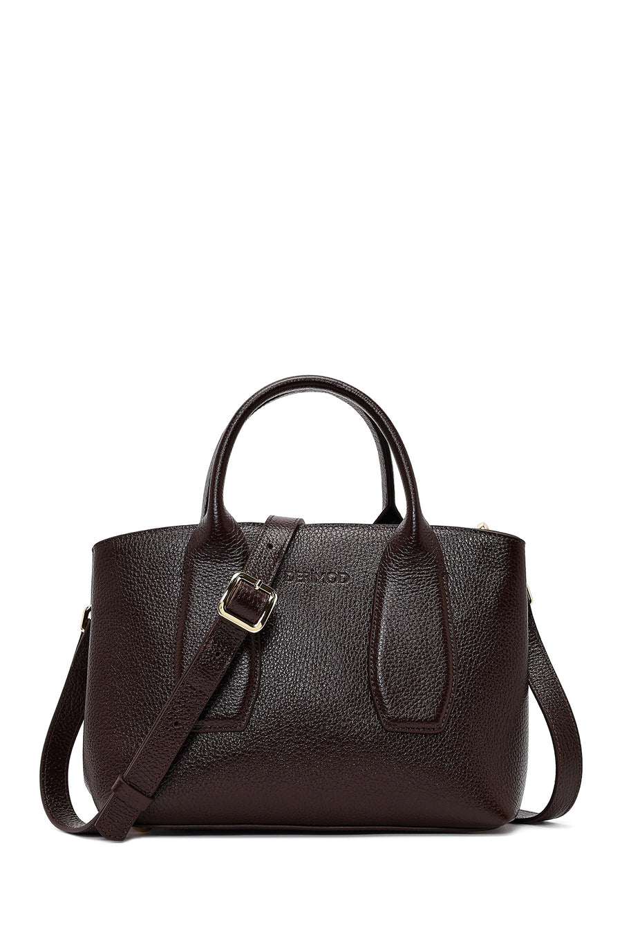 Women's Brown Long Strap Leather Handbag 25ABD2300FT | Derimod