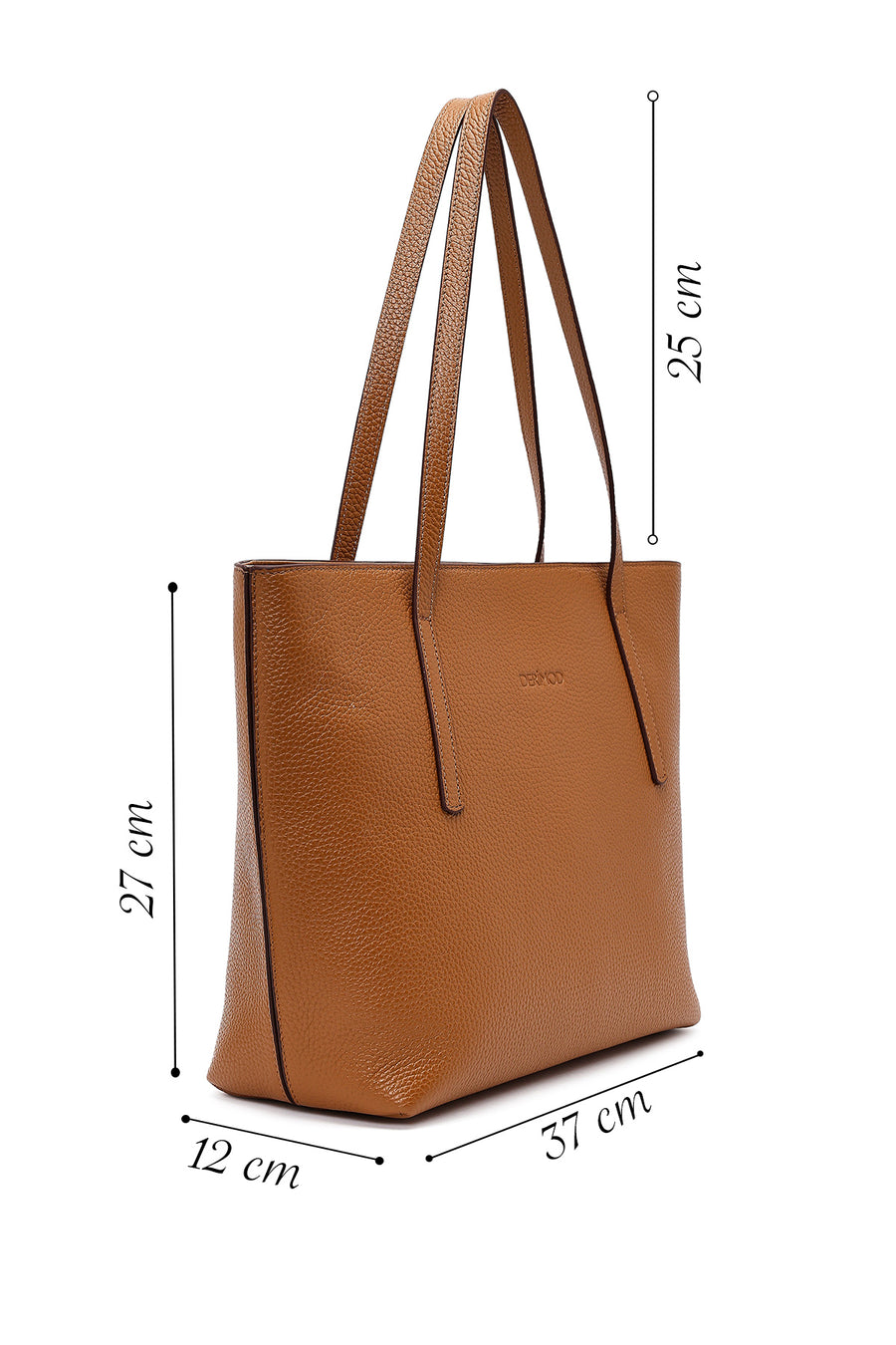 Women's Tan Leather Shoulder Bag