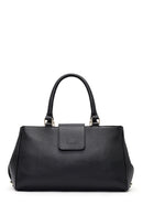 Women's Black Long Strap Charm Leather Shoulder Bag | Derimod