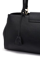 Women's Black Long Strap Charm Leather Shoulder Bag | Derimod