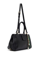 Women's Black Long Strap Charm Leather Shoulder Bag | Derimod