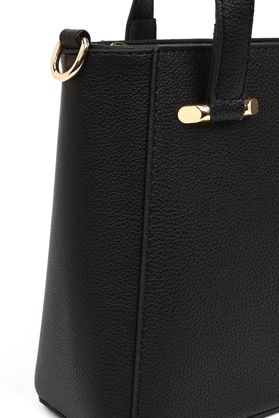 Women's Black Long Strap Shoulder Bag
