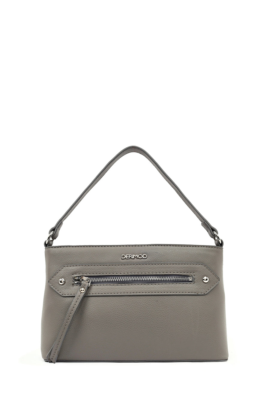 Women's Gray Long Strap Crossbody Bag