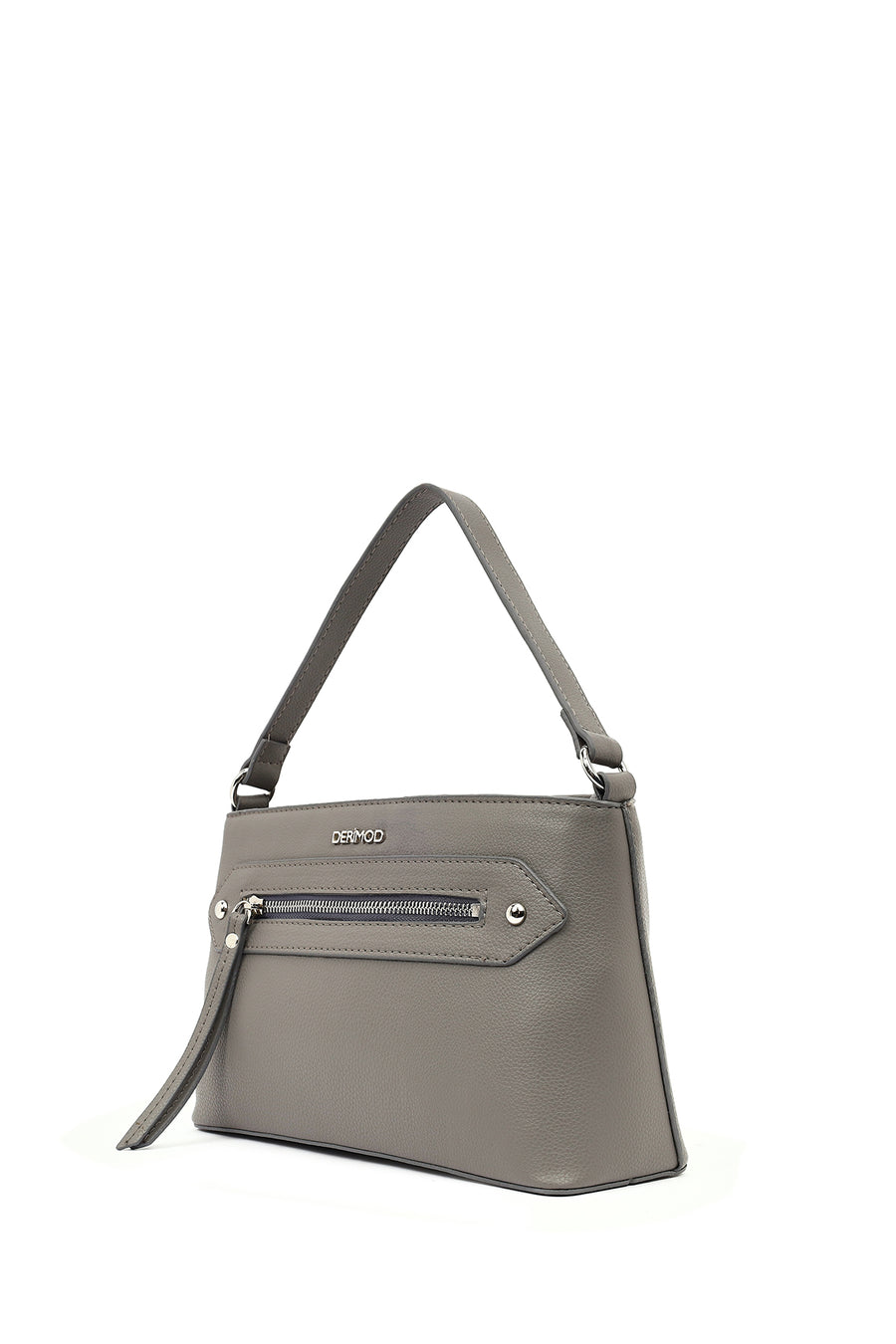 Women's Gray Long Strap Crossbody Bag
