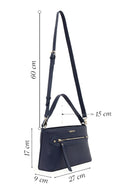 Women's Navy Blue Long Strap Crossbody Bag | Derimod