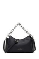 Women's Black Long Strap Crossbody Bag | Derimod